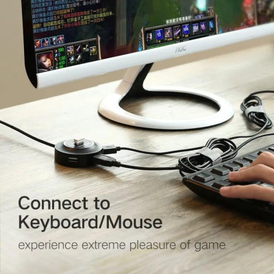 Ugreen UG20277CR106TK 1M màu Đen Bộ chia HUB USB 2.0 sang 4 USB 2.0 hỗ trợ nguồn 5V - HÀNG CHÍNH HÃNG