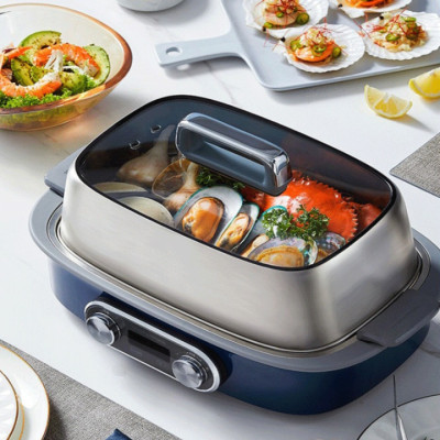 Nồi hấp đa năng Morphy Richards MR1168 2000W - Hàng Nhập Khẩu