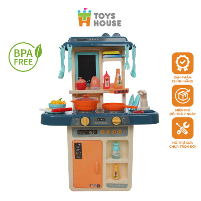 Bộ đồ chơi nhà bếp Toys House nấu nướng, có vòi nước và bảng vẽ, hướng nghiệp cho bé từ 3 tới 8 tuổi