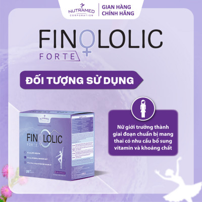 Finololic Forte giúp bổ sung Myo-inositol, vitamin và khoáng chất cần thiết cho phụ nữ thả bầu - Nutramed