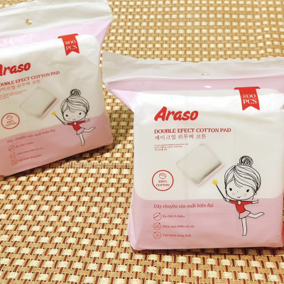 Combo 3 Bông tẩy trang Araso 200M