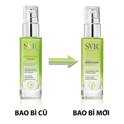 Serum SVR Sebiaclear Serum Giảm Mụn, Thông Thoáng Lỗ Chân Lông, Làm Mềm Mịn Da 30ml