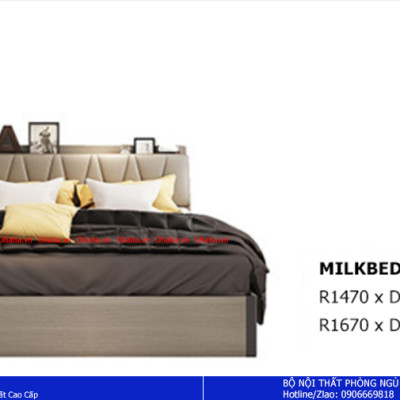 Combo Phòng Ngủ Cao Cấp Xám Khói Ohaha