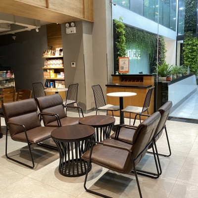 Ghế tựa lưng thư giãn, ghế đọc sách decor Arm Chair NF1 xuất khẩu Châu Âu đệm bọc si cao cấp