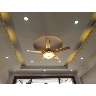 Quạt trần cánh thép mẫu quốc dân - Quạt Klasse - Hàng chính hãng - có điều khiển từ xa - Động cơ DC tiết kiệm điện