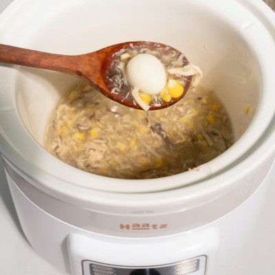 Nồi nấu chậm lòng gốm Hàn Quốc CIM361 dung tích 3L công suất 1000W kho cá, nấu cháo, hầm xương - Hàng chính hãng