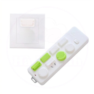 10 Nút Nhựa Bịt Ổ Điện Cao Cấp, Bịt Chống Giật 2 Chân Nhỏ Gọn Tiện Dụng Bảo Vệ An Toàn Cho Bé, Chắc Chắn - TakyHome 8800