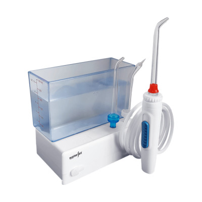 Máy tăm nước cá nhân không dây Waterjet Cordless Nano (5 đầu tăm, dùng được cho người niềng răng, có đầu cạo lưỡi)