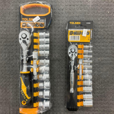 BỘ TUÝP 13 MÓN 1/4 HỆ INCH CÔNG NGHIỆP TOLSEN 15390- HÀNG CHÍNH HÃNG