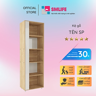 Giá đỡ sách gỗ hiện đại SMLIFE Blazon