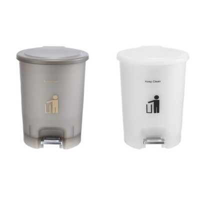 Thùng Rác Đạp Chân Màu Trắng Sữa Đẹp Mắt FEIDASH G2340 - 9 Lít , Chất nhựa cao cấp giúp tăng tuổi thọ sản phẩm - Thiết kế 2 lớp có thể tháo rời giúp tăng tính thẩm mĩ sản phẩm và dễ dàng vệ sinh