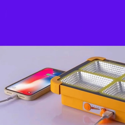 Đèn pha năng lượng mặt trời KG316 led siêu sáng và 5 chế độ có cổng Usb dùng làm sạc dự phòng, chống nước IP 100w- Hàng chính hãng