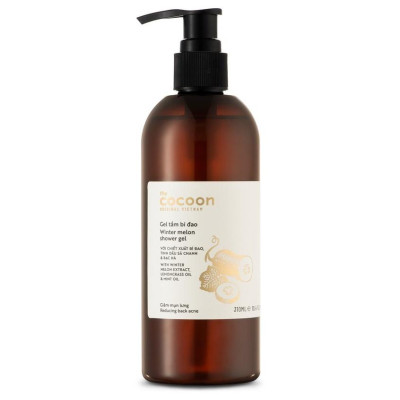 Gel tắm bí đao Cocoon hỗ trợ giúp giảm mụn lưng 310ml - LS033 - The Cocoon Original Vietnam