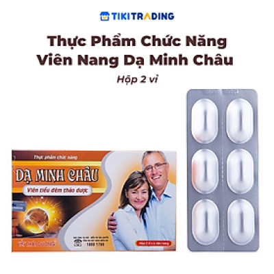 Thực Phẩm Chức Năng Hộp 2 Vỉ Viên Nang Dạ Minh Châu (6 Viên/Vỉ)