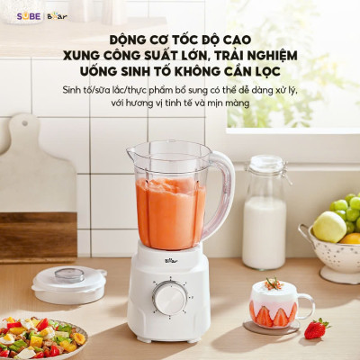 Máy Xay Sinh Tố Bear 1.5L SB-MX15L 700W - Hàng Chính Hãng