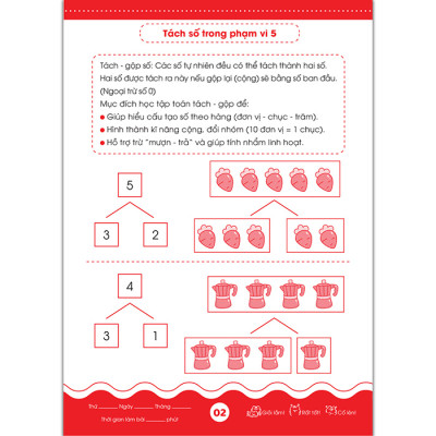 Sách - Tư Duy Toán Học Khai Phóng – Phương Pháp Tách Gộp: Nhẩm Nhanh Tính Đúng Cộng, Trừ Trong Phạm Vi 10, Tách Gộp 10, Tách Gộp 20
