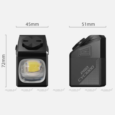 Đèn Xe Đạp Trước CYC-1000Pro độ sáng 1000 Lumens, pin dung lượng 5000 mAh, có remote điều khiển, sử dụng lên đến 12h tùy độ sáng, Chống Chói Đi Đêm Địa Hình Treo (Ko kèm pad đỡ ngược) - Mai Lee