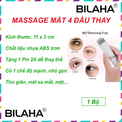 (Chọn mẫu) Bút mát xa mắt bốn đầu cầm tay nâng cơ căng da, massage mắt chống thâm quầng loại xịn (Hàng Chính Hãng)