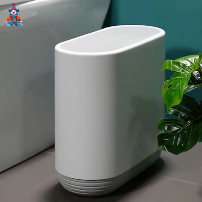 Thùng Đựng Rác Thông Minh SMART ECC- 06, Nắp Đóng Mở Một Chạm Tiện Ích, Chất Liệu Nhựa Cao Cấp Chống Nước, Chịu Nhiệt Tốt, Dung Tích 10 Lít - Hàng Nhập Khẩu.