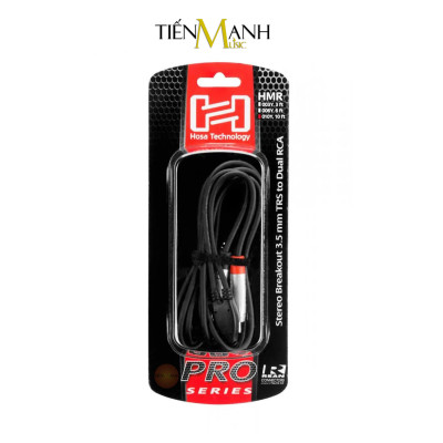 Dây Cáp Chia Tín Hiệu Chữ Y Hosa Rean by Neutrik Pro Đầu 3ly Stereo TRS Sang 2 Hoa Sen RCA HMR-003Y, HMR-006Y, HMR-010Y Cable 2RCA Hàng Chính Hãng