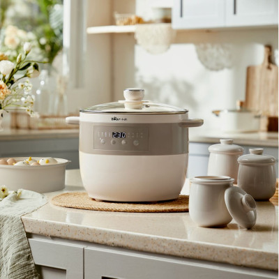 Nồi nấu chậm đa năng Bear DDZ-B25Q3 400W - Hàng chính hãng