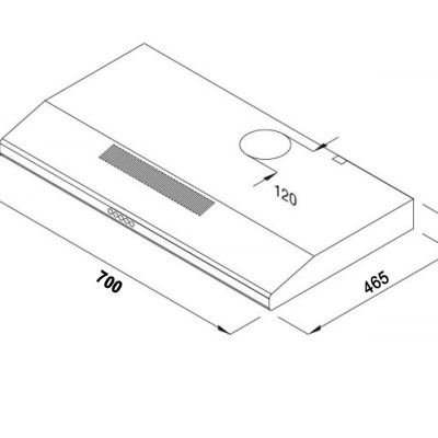 Máy Hút Mùi Cổ Điển KAFF KF-S70HD - Hàng Chính Hãng