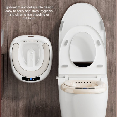 Chậu Xông VùngKín Sau Sinh Đa Năng Gấp Gọn Cao Cấp Có Đầu Bơm Tự Động Thông Minh - Hàng Chính Hãng