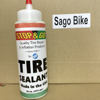 Chai vá lốp Stop&go / Keo tự vá lốp Stop và go / Chai keo tự vá lốp Stop and go hàng chính hãng, nhập khẩu Mỹ