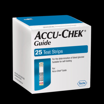 [TRỌN BỘ] Máy Đo Đường Huyết Accu-Chek Guide Kèm 25 Que Thử Và Trụ 6 Kim Lấy Máu ,Tem Phụ Tiếng Việt