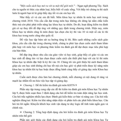 Sách - 45 Đề Minh Hoạ Ôn Thi Vào Lớp 10 Môn Khoa học Tự nhiên