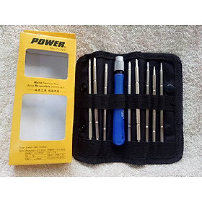 Bộ Vít đa năng 8 in 1 - Power 7339R - dùng để sửa chữa điện thoại, laptop, máy tính bảng, và các thiết bị điện tử - Hàng chính hãng
