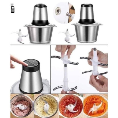 MÁY XAY THỊT ĐA NĂNG CỐI INOX DUNG TÍCH 2 LÍT  - Hàng chính hãng
