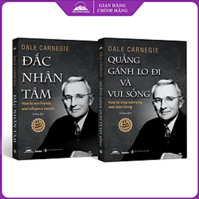 Sách - Đắc Nhân Tâm + Quẳng Gánh Lo Đi & Vui Sống - Khổ Lớn, Phiên Bản Đặc Biệt 2024