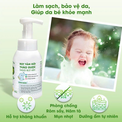 Combo Bọt Tắm Thảo Dược Elemis Bubble Chai 250ml và Xịt Chống Sâu Răng Midkid - Dk Pharma
