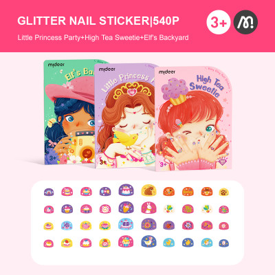 Sticker dán móng tay cho bé - Mideer Nail stickers (180 miếng dán)