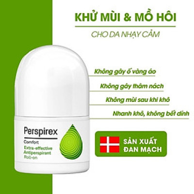 Lăn Khử Mùi Perspirex Comfort, Original, Strong, For Men Giúp Khử Mùi Hôi Nách, Hạn Chế Ra Mồ Hôi Nhiều 20ml