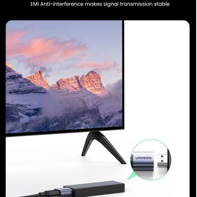 Ugreen UG90592HD159TK HDMI 2.1 8k 60Hz Đầu nối HDMI Vỏ hợp kim nhôm - HÀNG CHÍNH HÃNG