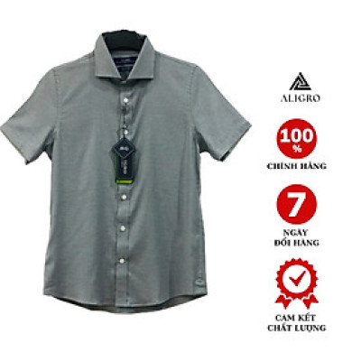 ÁO SƠ MI CỘC TAY CÔNG SỞ NAM SLIM ALGS-C76