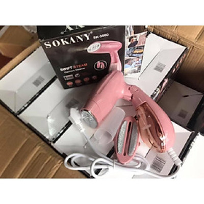 Bàn Ủi Hơi Nước Đứng Cầm Tay Gấp Gọn Du Lịch SKN-1360 - Ra Hơi Liên Tục - Hàng Chính Hãng