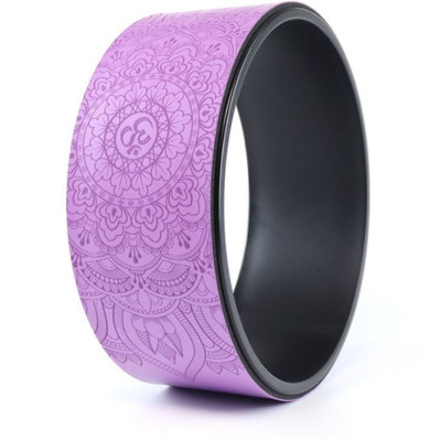 Vòng tập yoga 33 * 14 cm khung nhựa ABS chịu lực 300 kg bọc cao su Pu in hoa văn chống trơn trượt 100%