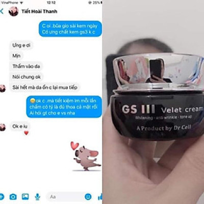 Kem Ngày GSIII Dr Cell 30g - Kem ngày GS3 dưỡng trắng bảo vệ da phục hồi da