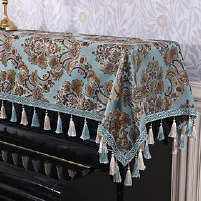 Khăn phủ đàn piano cơ đàn piano điện tử 88 phím phong cách Châu Âu cổ điển sang trọng chống bụi chống xước - HÀNG CHÍNH HÃNG