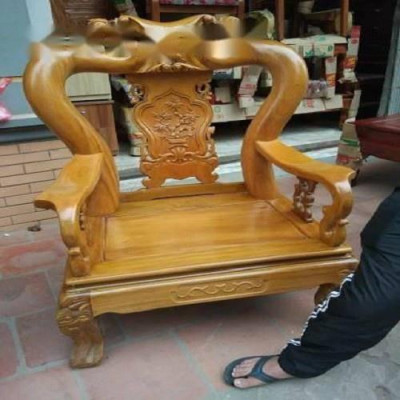 Bộ bàn ghế Minh Quốc Đào gỗ Lim Đánh Véc Ni