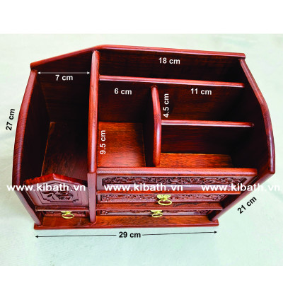 Kệ Gỗ Hương Đa Năng Cho Văn Phòng – Bàn Trang Điểm KB-NT007