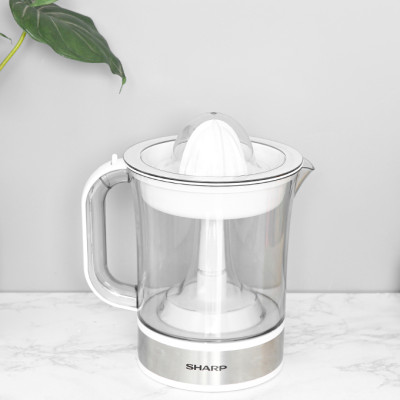 Máy vắt cam Sharp 40W EJ-J415-WH, màu trắng, Lưới lọc 2 lớp - Hàng chính hãng