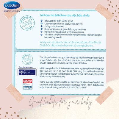 Dầu gội xả cho bé Rosalea 2in1 Bubchen Đức 230ml