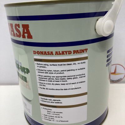 Sơn dầu Đồng Nai Donasa màu đen 1065 2.8kg _ DLF 1065