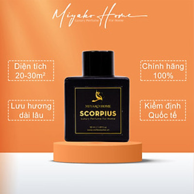 Tinh dầu khuếch tán - MIYAKO HOME SCORPIUS 50ML (trọn bộ)