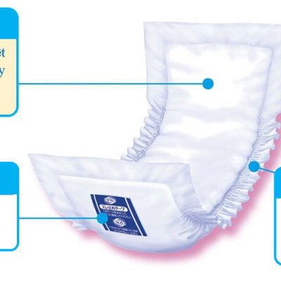 [Tách lẻ dùng thử] Miếng lót ngày dùng cho tã - bỉm người lớn Livedo Nhật Bản (03 miếng)