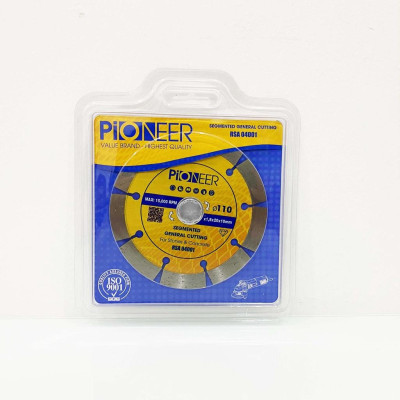 LƯỠI CẮT GẠCH ĐÁ 9 RĂNG PHI Ø 110MM RSA04001 chuyên cắt gạch, đá chất lượng cao chính hãng